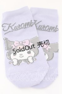 サンリオ / ソックス+巾着セット ソックス単品  パープル O-25-09-01-020-EL-ZA-IG-ZT485-F002