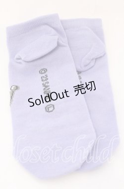 画像2: サンリオ / ソックス+巾着セット ソックス単品  パープル O-25-09-01-020-EL-ZA-IG-ZT485-F002