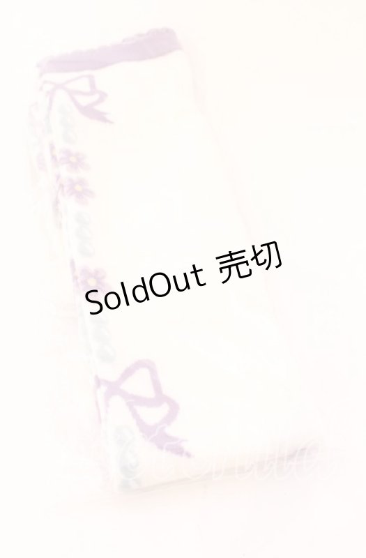 画像1: 【SALE】Chalmiere / フローラパールオーバーニー  ラベンダー×パープル O-25-09-01-021-LO-ZA-IG-ZT485-F002 (1)