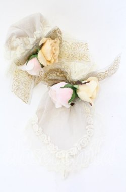 画像1: BABY,THE STARS SHINE BRIGHT / Scarlet 〜Primavera Waltz Lace Glove〜  オフ×ピンク系 O-25-09-01-022-BA-ZA-IG-OS