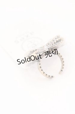 画像2: axes femme kawaii / リボンリング  アンティークゴールド O-25-09-01-023-AX-AC-IG-OS