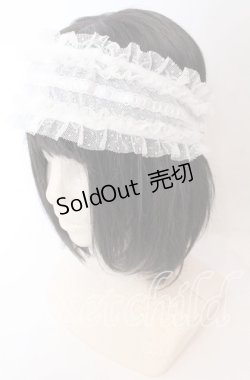 画像1: PINK HOUSE / ドットチュールヘアバンド  シロ O-25-09-01-025-LO-AC-OW-OS