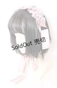 Chalmiere / フリルヘッドドレス  ピンク O-25-09-01-026-LO-AC-IG-ZT485-F002