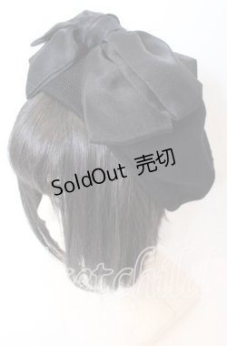 画像1: axes femme / オーガンジーリボンベレー  クロ O-25-09-01-028-AX-AC-IG-OS
