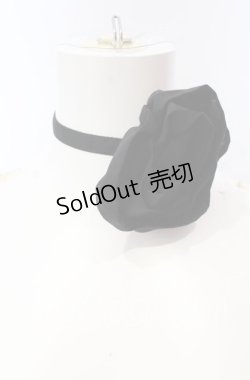 画像2: INGEBORG / フラワーモチーフチョーカー  クロ O-25-09-01-030-LO-AC-OW-ZT485-F003