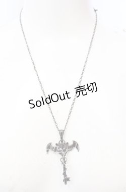 画像2: Ozz On / クロスネックレス  ガンメタ O-25-09-01-035-OO-AC-IG-OS