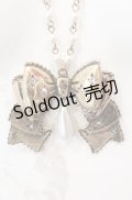 axes femme kawaii / リボンネックレス  ゴールド O-25-09-01-036-AX-AC-IG-OS