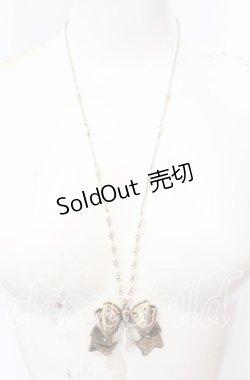 画像2: axes femme kawaii / リボンネックレス  ゴールド O-25-09-01-036-AX-AC-IG-OS