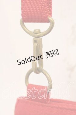 画像3: PINK HOUSE / リボンくまさん刺繍ハンドバッグ  アカ O-25-09-03-024-LO-BG-IG-ZT0916A