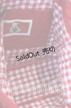 画像5: PINK HOUSE / リボンくまさん刺繍ハンドバッグ  アカ O-25-09-03-024-LO-BG-IG-ZT0916A