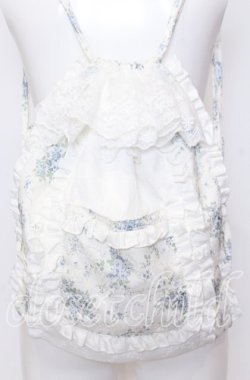 画像1: merry jenny / floralレースナップサック  オフ×サックス O-25-09-03-025-LO-BG-IG-OS