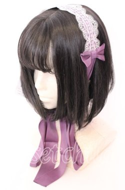 画像1: Chalmiere / シュエットヘッドドレス  ラベンダー O-25-09-03-030-LO-ZA-OW-OS