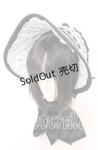 Innocent World / クラシカルリボンボンネット  クロ×キナリ O-25-09-03-032-IW-AC-OW-OS