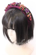 画像1: 【SALE】菫コルセット / ティアラのようなカチューシャ  ラベンダー O-25-09-03-036-LO-AC-OW-ZT433 (1)