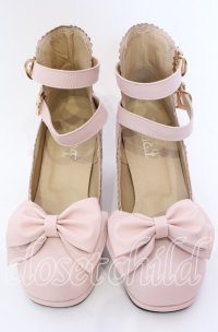 LIEF / 2ストラップシューズ 22.0ｃｍ ピンク O-25-09-03-052-LO-SH-OW-ZT087