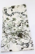 INGEBORG / ハンカチーフ  薔薇柄 アイボリー×グリーン系 O-25-09-03-059-LO-ZA-IG-OS