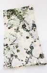 画像2: 【SALE】INGEBORG / ハンカチーフ  薔薇柄 アイボリー×グリーン系 O-25-09-03-059-LO-ZA-IG-ZT488-F006 (2)
