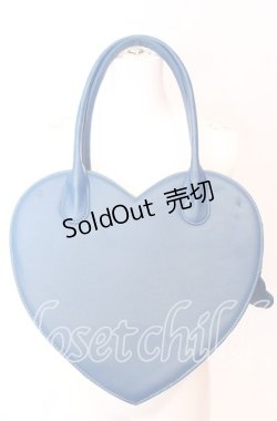 画像1: MILK / ハートバッグ  ブルー O-25-09-03-006-ML-BG-OW-OS