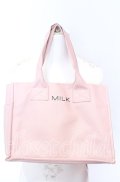 MILK / トートバッグ  ピンク O-25-09-03-007-ML-BG-OW-OS
