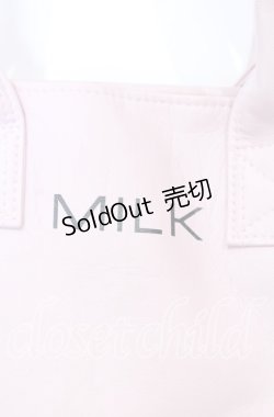 画像2: MILK / トートバッグ  ピンク O-25-09-03-007-ML-BG-OW-OS