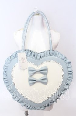 画像1: axes femme kawaii / 推し活ハートバッグ  サックス O-25-09-03-009-AX-BG-OW-OS