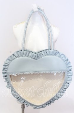 画像2: axes femme kawaii / 推し活ハートバッグ  サックス O-25-09-03-009-AX-BG-OW-OS