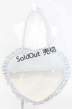 画像2: axes femme kawaii / 推し活ハートバッグ  サックス O-25-09-03-009-AX-BG-OW-OS