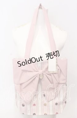 画像1: Amavel / Nounours Chocolatory リボントート  ピンク O-25-09-03-014-CA-BG-OW-ZT501