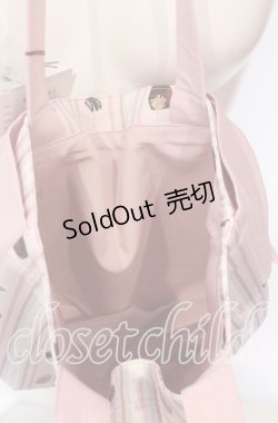 画像4: Amavel / Nounours Chocolatory リボントート  ピンク O-25-09-03-014-CA-BG-OW-ZT501