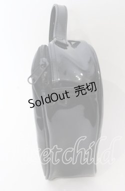 画像2: INGEBORG / エナメルハートバッグ  クロ O-25-09-03-002-LO-BG-IG-OS