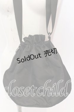 画像3: 【SALE】INGEBORG / カメリア巾着ショルダーバッグ  クロ O-25-09-03-016-LO-BG-OW-ZT-K023