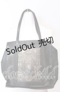 Jean Paul GAULTIER / 宗教画柄トートバッグ  ブラック O-25-09-03-021-GO-BG-IG-ZT-K023