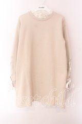 evelyn / スピンドル裏起毛ワンピース  ベージュ O-25-09-04-033-LO-OP-OW-ZT162