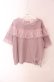 画像1: merry jenny / いそざいフリルTシャツ F ピンク O-25-09-04-034-LO-TO-OW-OS (1)