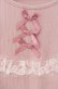 画像2: Ank Rouge / 3つリボンスピンドルトップス M ピンク O-25-09-04-035-CA-TO-OW-OS (2)