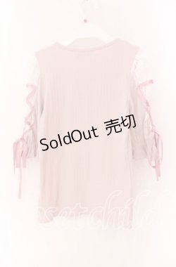 画像3: Ank Rouge / 3つリボンスピンドルトップス M ピンク O-25-09-04-035-CA-TO-OW-OS