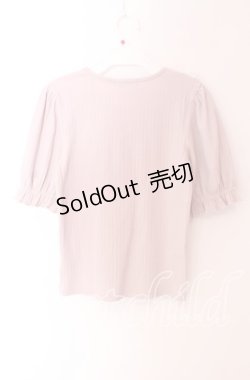 画像3: Ank Rouge / ウサギくりぬきフリルブラウス  ピンク O-25-09-04-036-CA-TO-OW-OS
