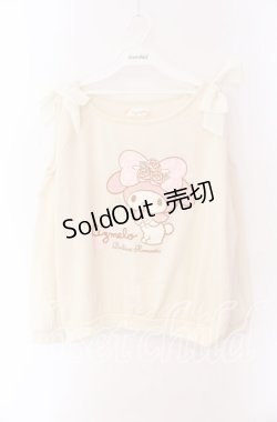 画像1: Lizmelo / ショルダーリボンニットソー L アイボリー O-25-09-04-039-LO-TO-OW-OS