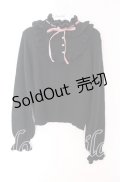 Ank Rouge / フリルヨークニット M クロ O-25-09-04-040-CA-TO-OW-OS