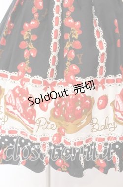 画像3: BABY,THE STARS SHINE BRIGHT / BABYいちごタルトジャンパースカート  クロ O-25-09-04-004-BA-OP-IG-OS
