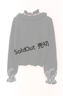画像3: Ank Rouge / フリルヨークニット M クロ O-25-09-04-040-CA-TO-OW-OS