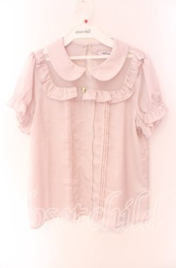 画像1: Ank Rouge / プチバラタックプルブラウス M ピンク O-25-09-04-043-CA-BL-OW-OS