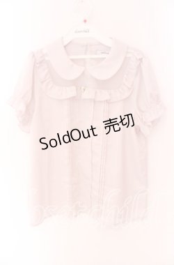 画像1: 【SALE】Ank Rouge / プチバラタックプルブラウス M ピンク O-25-09-04-043-CA-BL-OW-ZT055