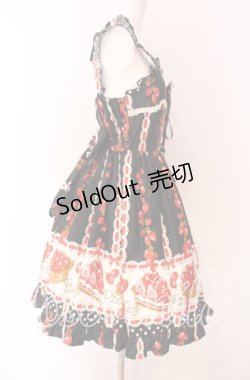画像4: BABY,THE STARS SHINE BRIGHT / BABYいちごタルトジャンパースカート  クロ O-25-09-04-004-BA-OP-IG-OS