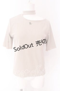 画像1: EATME / リブトップス F ベージュ O-25-09-04-045-LO-TO-OW-OS