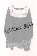 Ank Rouge / スクエアカラーAラインワンピース M クロ×シロ O-25-09-04-049-CA-OP-OW-OS