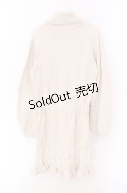 画像2: merry jenny / リボンニットワンピース F ベージュ O-25-09-04-050-LO-TO-OW-ZT383