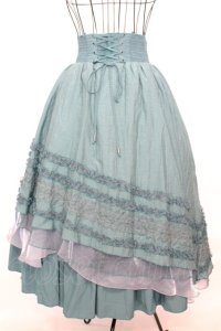 Hoshibako Works / サマーウィッチ スカート  グリーン系 O-25-09-04-1033-LO-SK-OW-OS