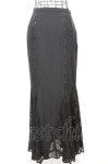 画像1: alice auaa / レース切替アイレットスカート  ブラック O-25-09-04-1008-AA-SK-IG-OS (1)