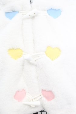 画像2: To Alice / Pastel Baby Rabbit　ショートコート M シロ O-25-09-04-1013-LO-CO-OW-OS